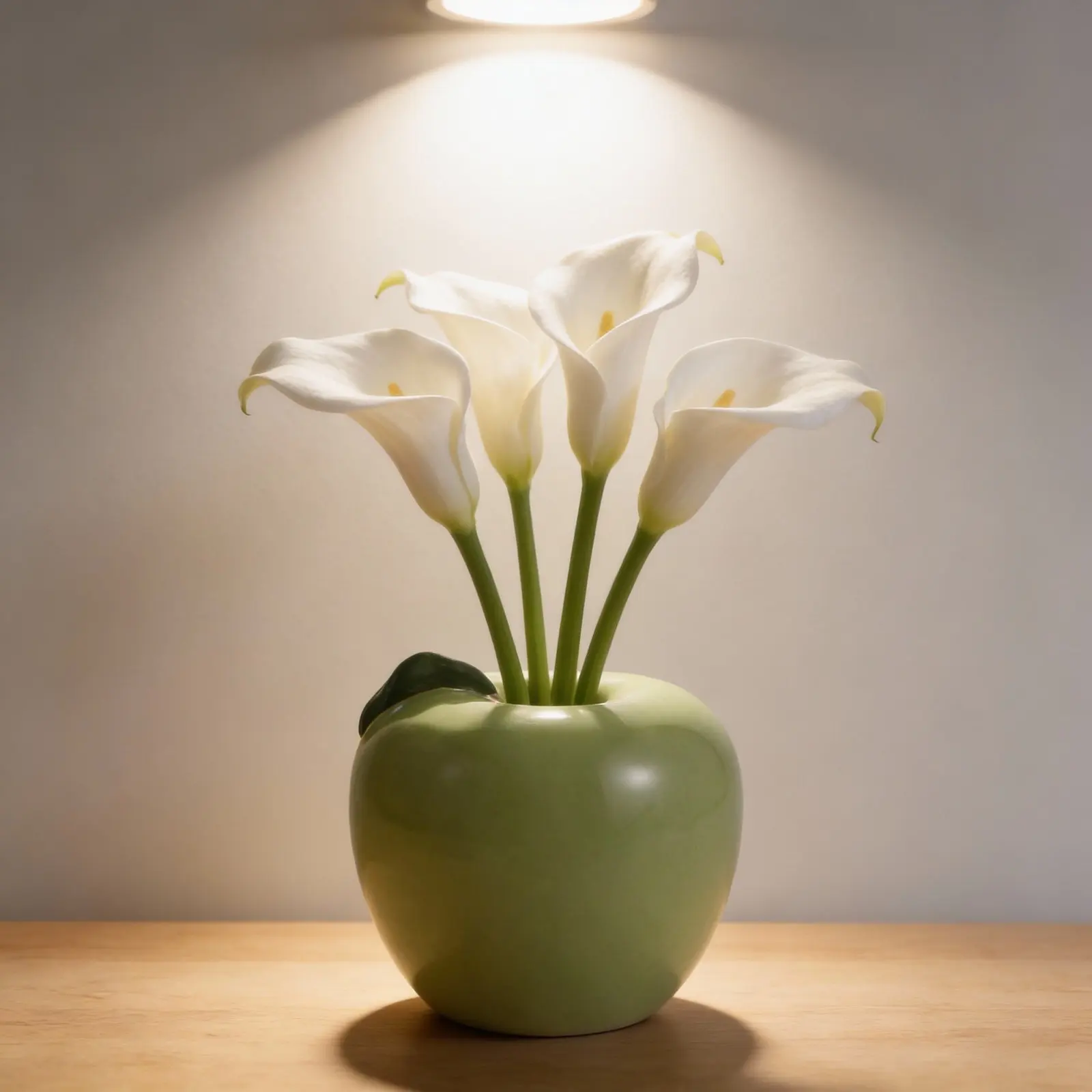 Apple Shaped Ceramic Hydroponic Vase Creative Mini Flower Pot No Drainage Small Succulent Planter Desktop Decorative Bud Vase