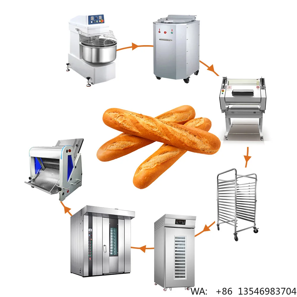 GRACE Complete Bakery Equipment China Commercial Automatic Bread Make Machine Maker for Sale Small Business