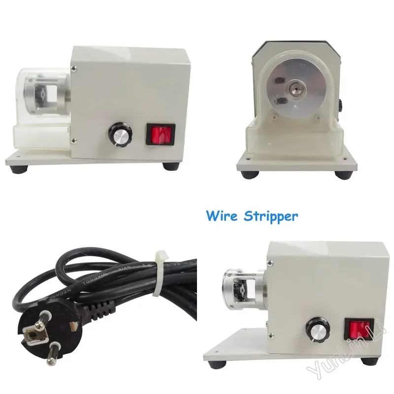 for Wire Stripping Twisting Peeling Machine Semi Auto Insulated Cable Stripper Cutter Crimper Tool Electrician Handheld