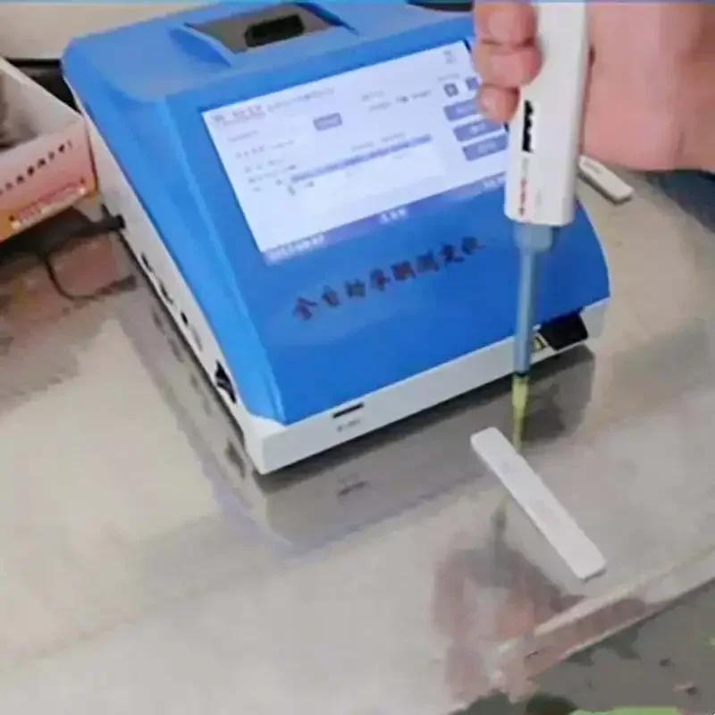 Healvet Immuno Fluorescence POCT Test Cartridge, Canine T4 Thyroxine & Progesterone Test Kit for Dog Pet Clinic Use