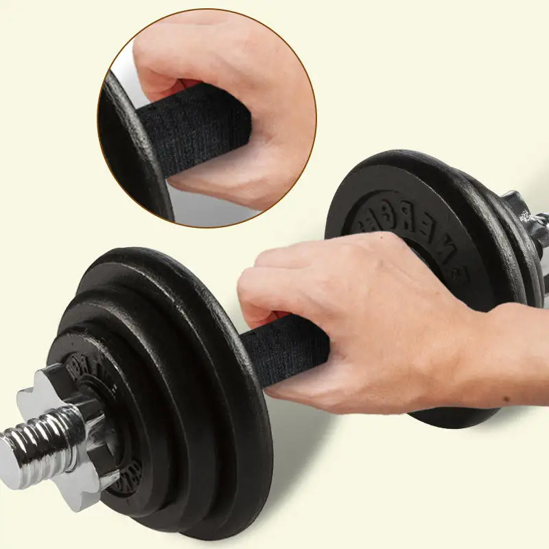 Elastic bandage for Horizontal bar Self-Adhesive Anti-Slip Sleeve Wrapped Straps for Dumbbell Barbell Anti Wear Protection - view 6