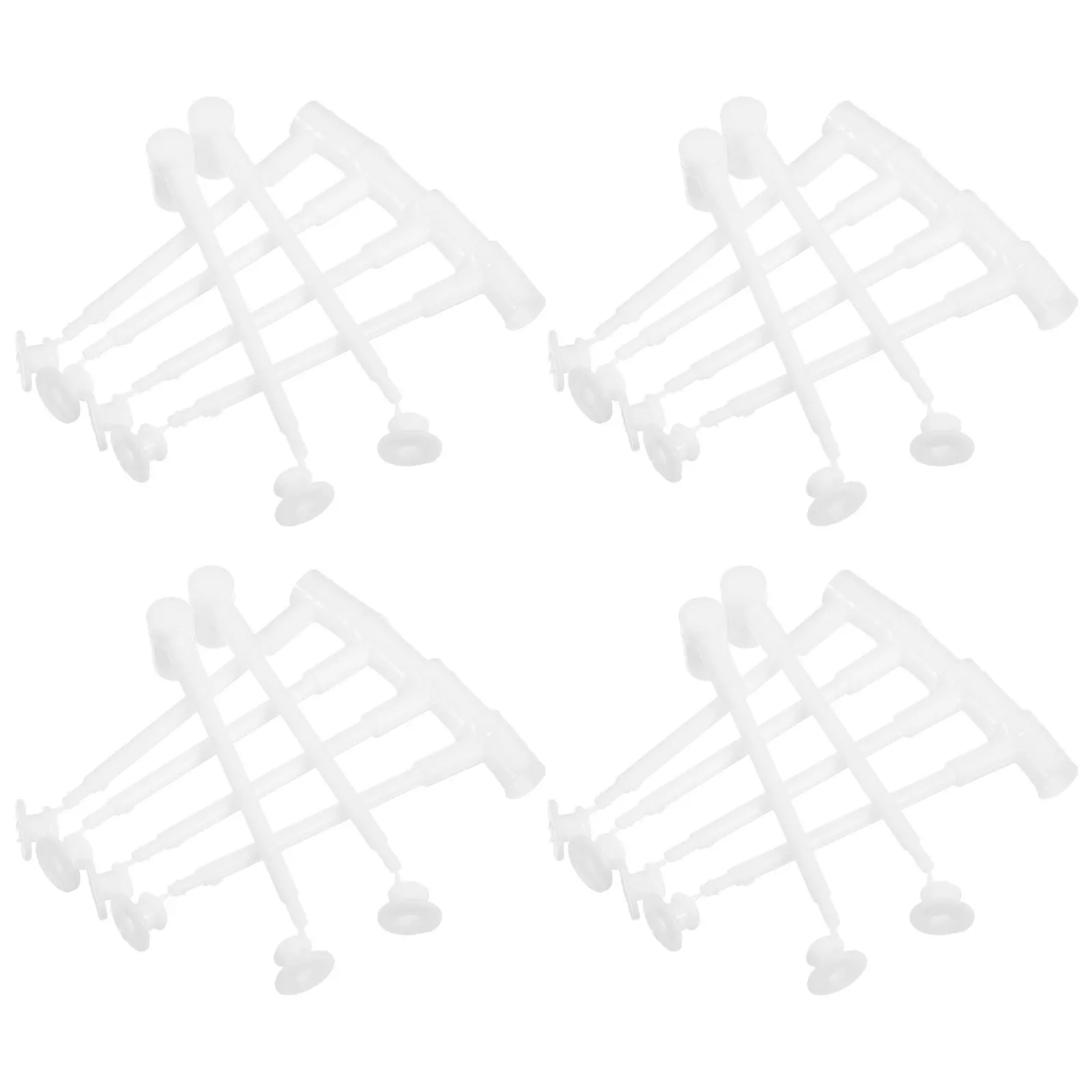 100Pcs DIY Pinwheel Parts Kit Garden Windmill Replacement Rods Base Frame Structural Poles for Outdoor Yard Decor Windmill