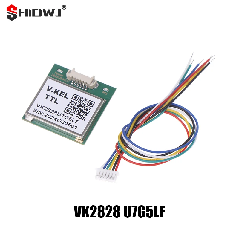 

GPS Module UBX7020 VK2828U7G5LF TTL 1-10Hz With Antenna FLASH Flight Control GPS Model G-mouse UBX7020 Module