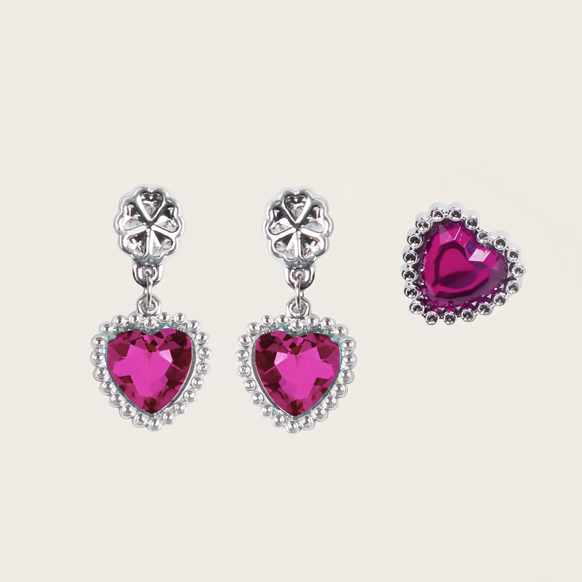 Frozen Girls Rings Children Earrings Toddler Girls Earrings Kids Diamond Earrings Painless Clips Children's Accessories Kid Gift view 4
