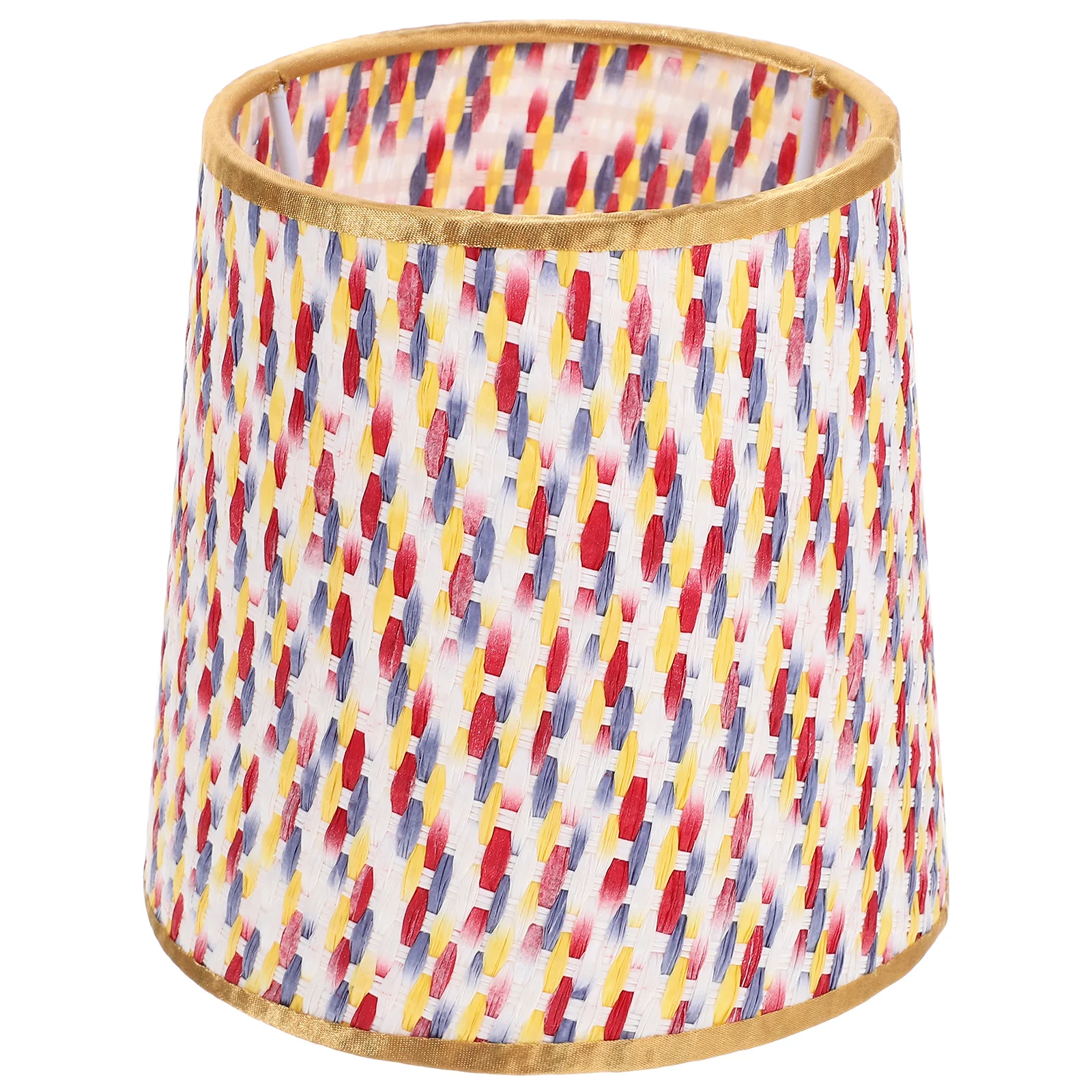 

Cylindrical Colorful Lampshade Decoration Decorative Paper Retro Linen Lampshades