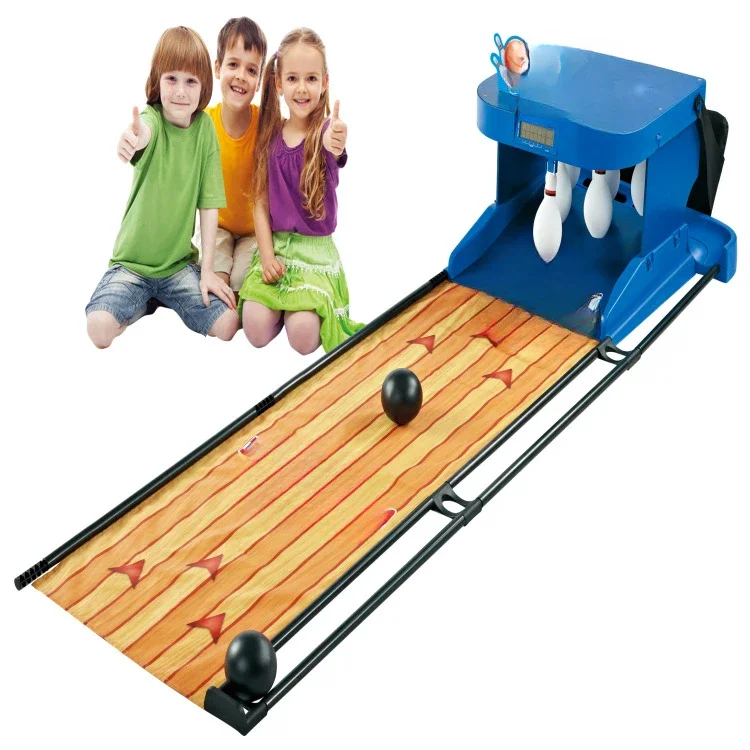 Mini Automatic Machine Indoor Sport Kids Bowling Toy Set