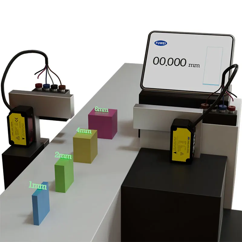 FUWEI FSD22-50P-UI high precision analog 4~20mA 0-5V Measurement center distance 50mm Laser sensors