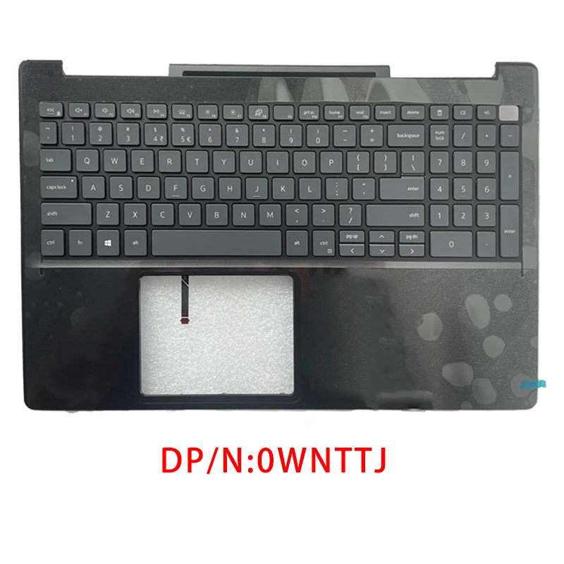 Baru untuk Dell Vostro 7590 Inspiron 7590 2 In 1 Aksesoris Laptop Pengganti Palmrest/Keyboard dengan Lampu Belakang Hitam