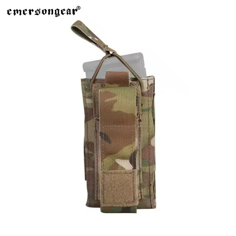 

Emerson 5.56 Pistol Single Open Top Magazine Pouch Airsoft Combat Molle MAG Pouch EM6361