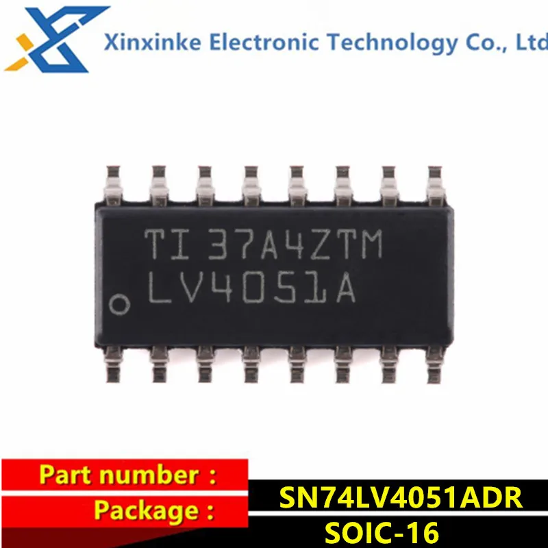 

10PCS SN74LV4051ADR LV4051A SOIC-16 Multiplexer Switch ICs 8-Channel Analog Switch ICs Brand New Original