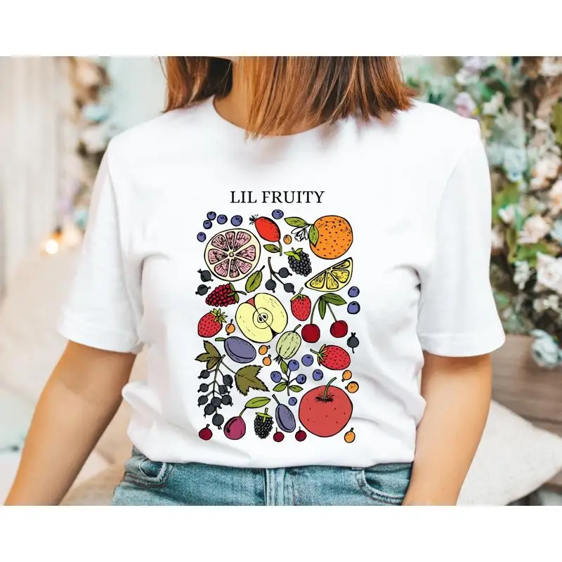 

Футболка Lil Fruity Lgbtq Fruits Subtle Lesbian, милый забавный подарок гордости