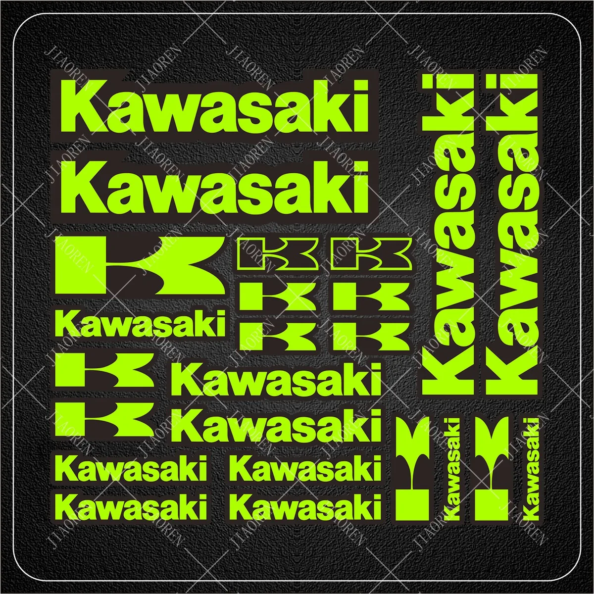 

Reflective Motorcycle Kawasaki Sticker Decal Kit