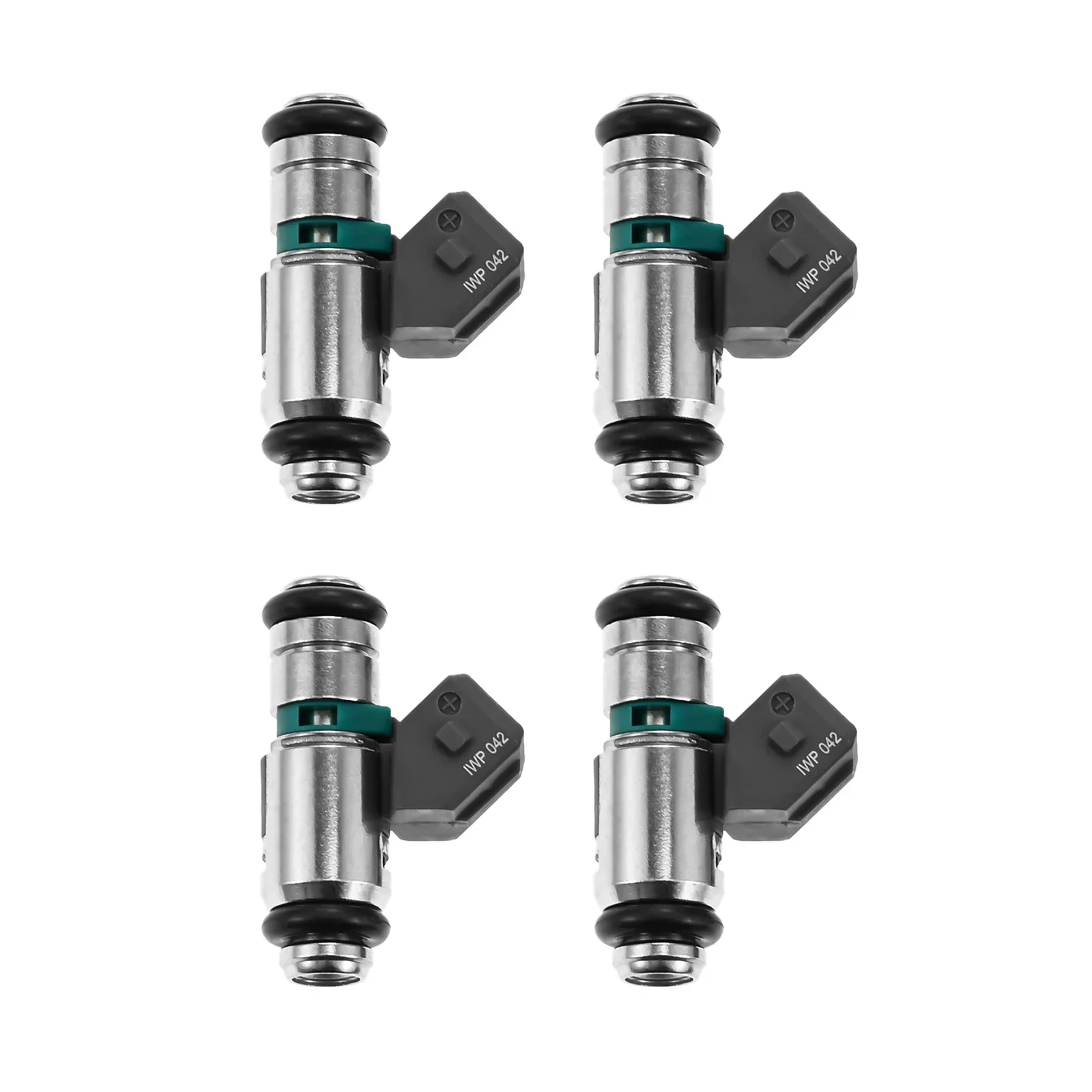 4Pcs IWP042 Car Fuel Injector Repair Kit for 2000-2006 Renault Clio MK II 1998-2006 Hatchback 2.0 16V Sport 1998ccm (Petrol)