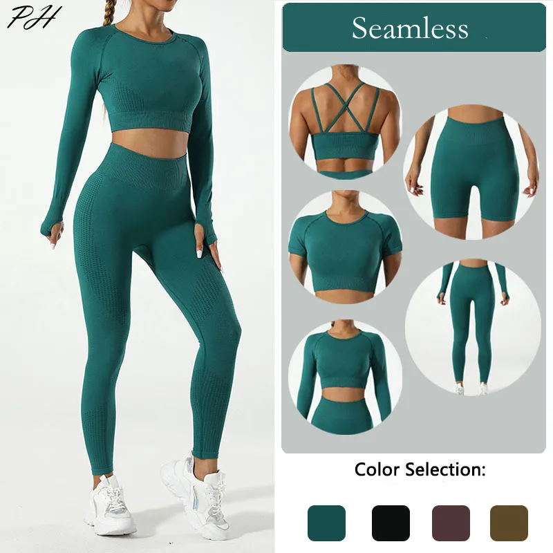 Yoga Sport Suit Women High Waist Seamless Leggings Gym Running Workout Sports Yoga Tight Pants Sets Sexy Bra Casual Sportswear