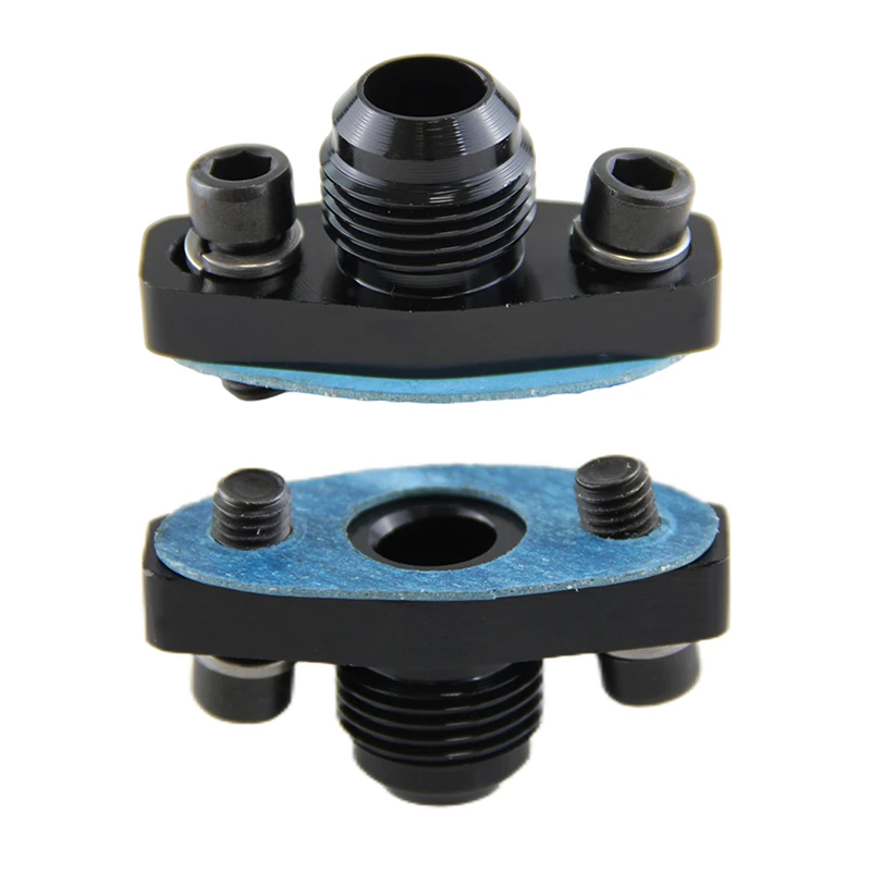 

2PCS AN10 Turbo Oil Return Drain Flange Adapter Kit For Garrett T25 T28 T30 T35 GT28 GT30 GT35 GT40 GT47 GT50 GT55