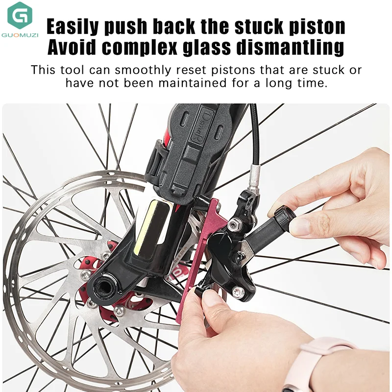 1 مجموعة الفرامل الوسادة مفرشة أداة الدراجة المكبس مفرشة الثقيلة مريح إصلاح الملحقات المتوسع لمركبة صيانة الدراجات #3