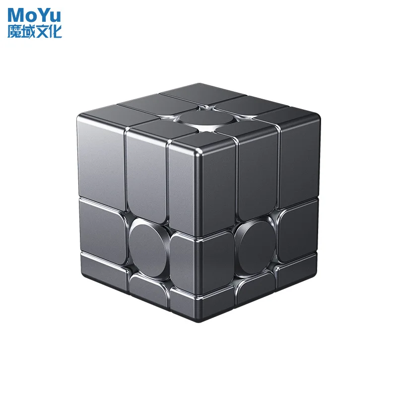 Moyu AI Mirror Cube 3x3 Smart Mirror Cube Silver Irregular-shaped 3x3 Online Battle Pk Cubo Toy