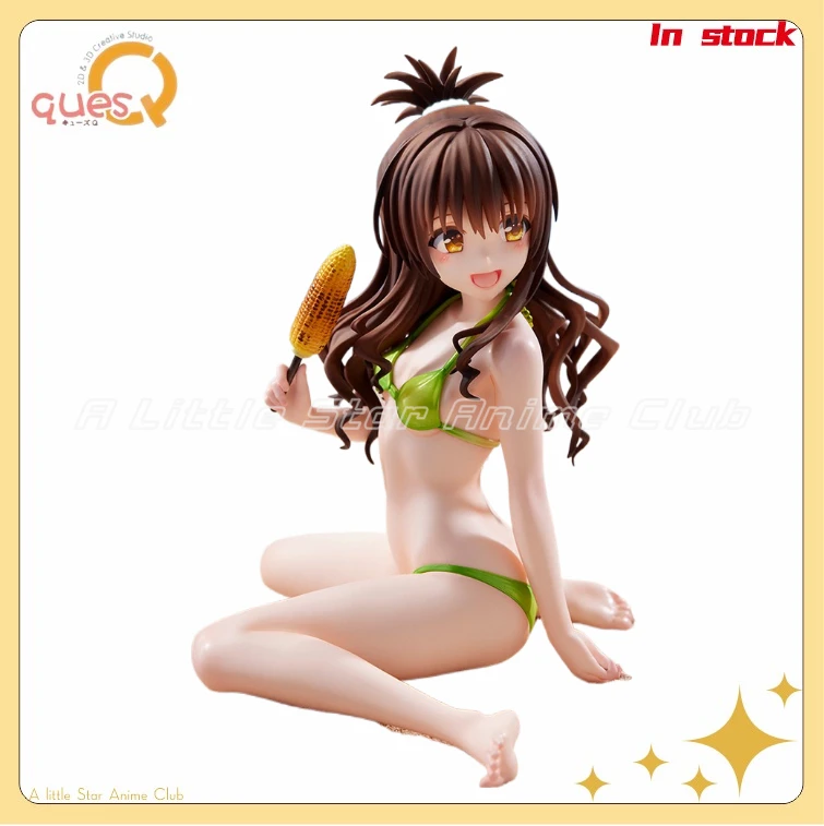 

In Stock Original QuesQ To Love-Ru Darkness Yuuki Mikan Swimsuit Style Anime Figures Models Collection Gifts Toys
