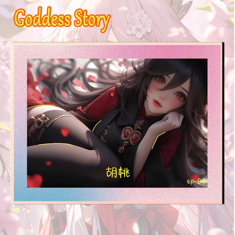 NEW Goddess Story Diary of a Honey Love SP card Keqing Eula Yae Miko Hu Tao Toy collection boy Birthday Christmas gifts