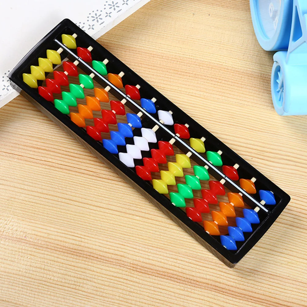 2 Pcs Math Counters Children's Abacus Toy Students Teaching Aids Colorful Fidget Outdoor Toys for Kids