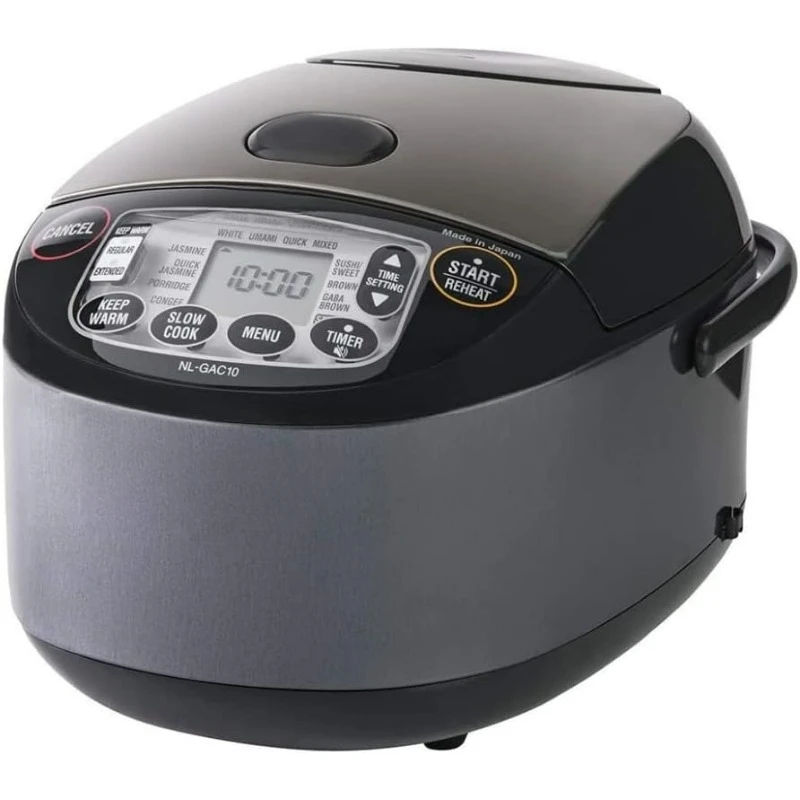 NL-GAC10BM 5.5 Cup Uncooked Umami Micom Rice Cooker and Warmer (Metallic Black)