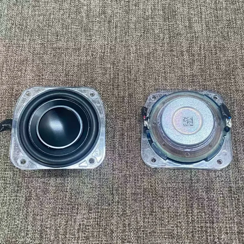 SOTAMIA 2Pcs Ultra-thin 2.25 Inch Crystal Speaker Audio 4 Ohm 15W Full Range Speaker Anodized Aluminum Basin HIFI Loudspeaker