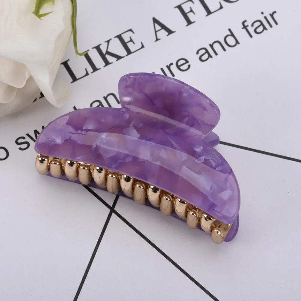

4pcs Acrylic Hair Clips for Women Girls Bobby Pins Accessories Smooth Durable Claw Clips Easy to Wear Daily Use Hair Decorations