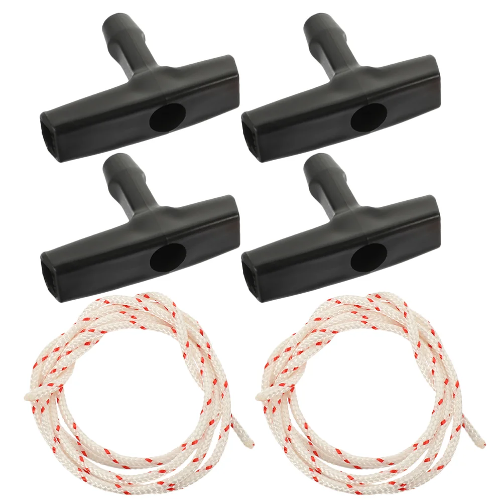

2 Sets Drawstring Garage Door Handles Knobs Cable Attic Pull Cord Replacement Ladder Parts Plastic Snowmobile