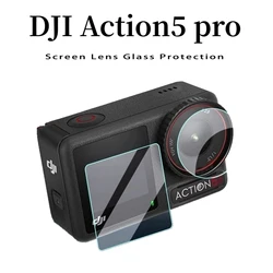 MINGVEN Screen Lens Glass Protective Film for DJI Action5pro Tempered Film, Anti-scratch, Ultra HD, Tempered Film *2