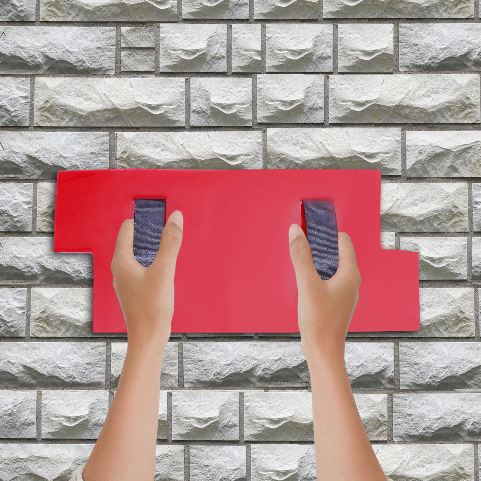 Molde de estampagem de textura perfeita para parede de concreto, material PU de alta qualidade, fácil de operar, à prova d'água e fácil de limpar, ideal