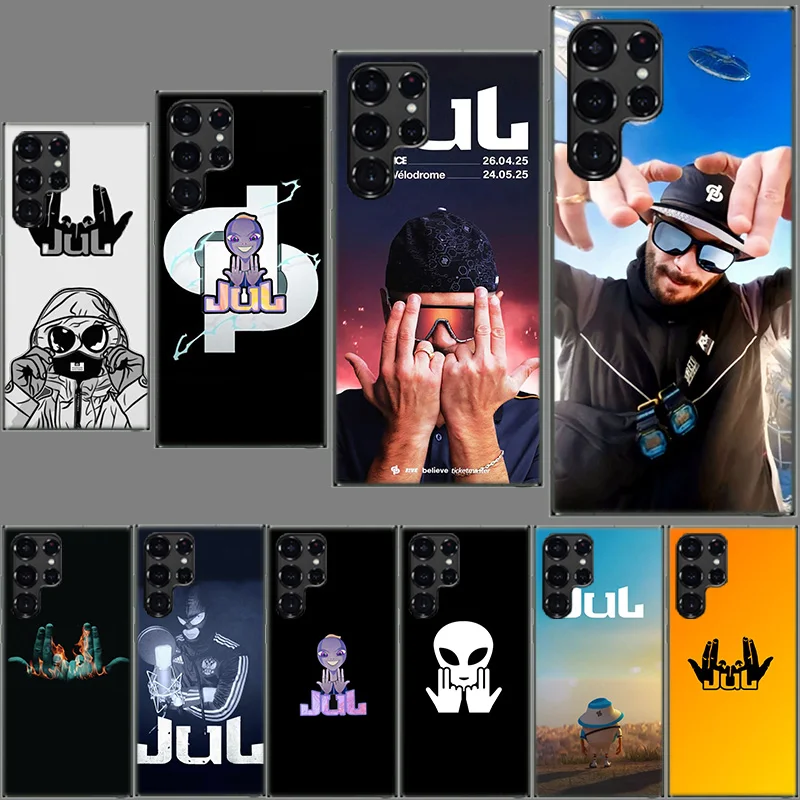 Rapper J-JUL Phone Case For Samsung Galaxy S24 S23 S21 S20 FE S22 S26 Ultra S25 Edge S10 Plus Cover Clear TPU Capa Shell Coque S