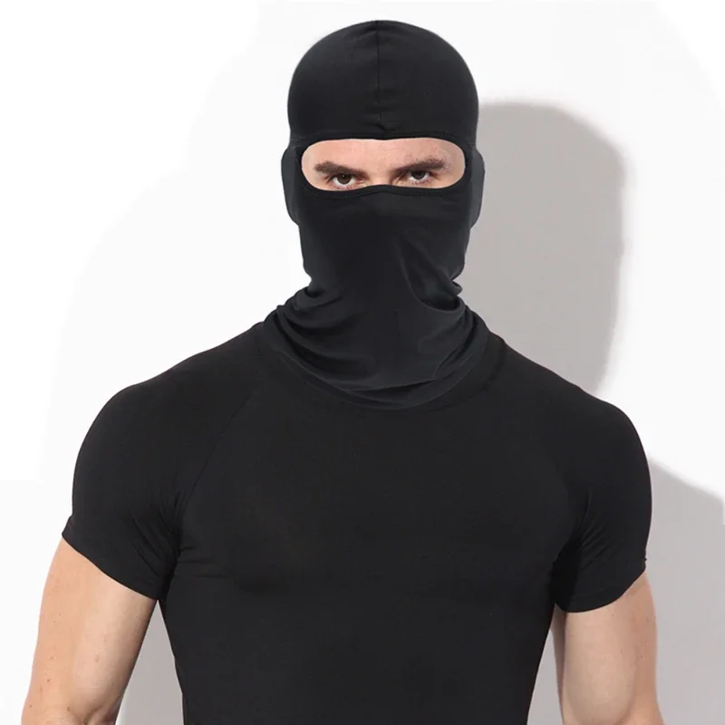 Masque de moto cagoule pour homme, casque de moto, capuche bandana, masque intégral du cou de ski, écran facial coupe-vent et anti-poussière, masque de motard