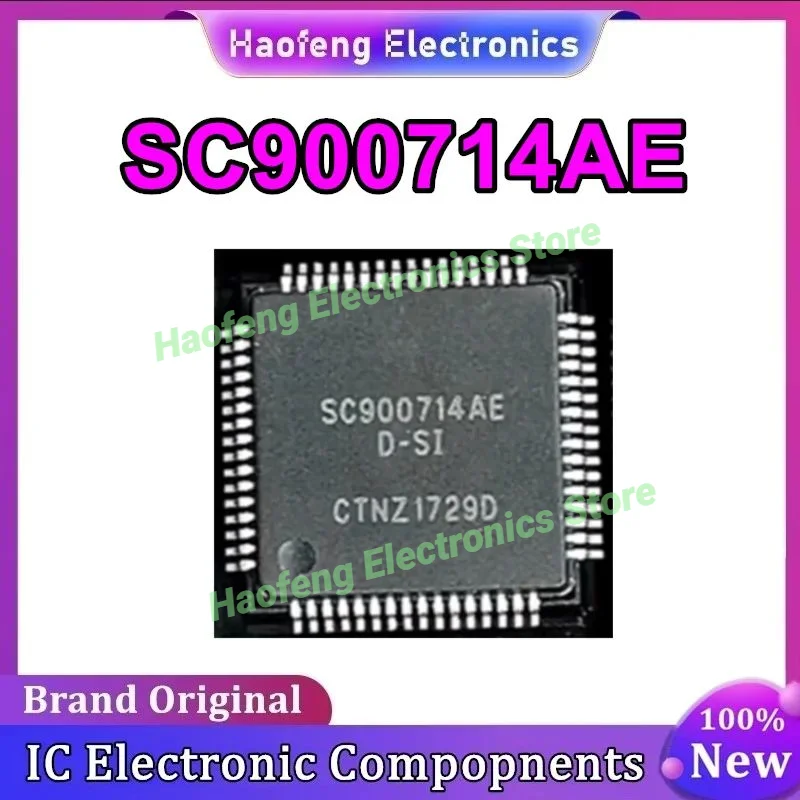 5PCS SC900714AE D-SI SC900714AED-SI QFP64 SC900714 LQFP64  IC chipset New Original in stock