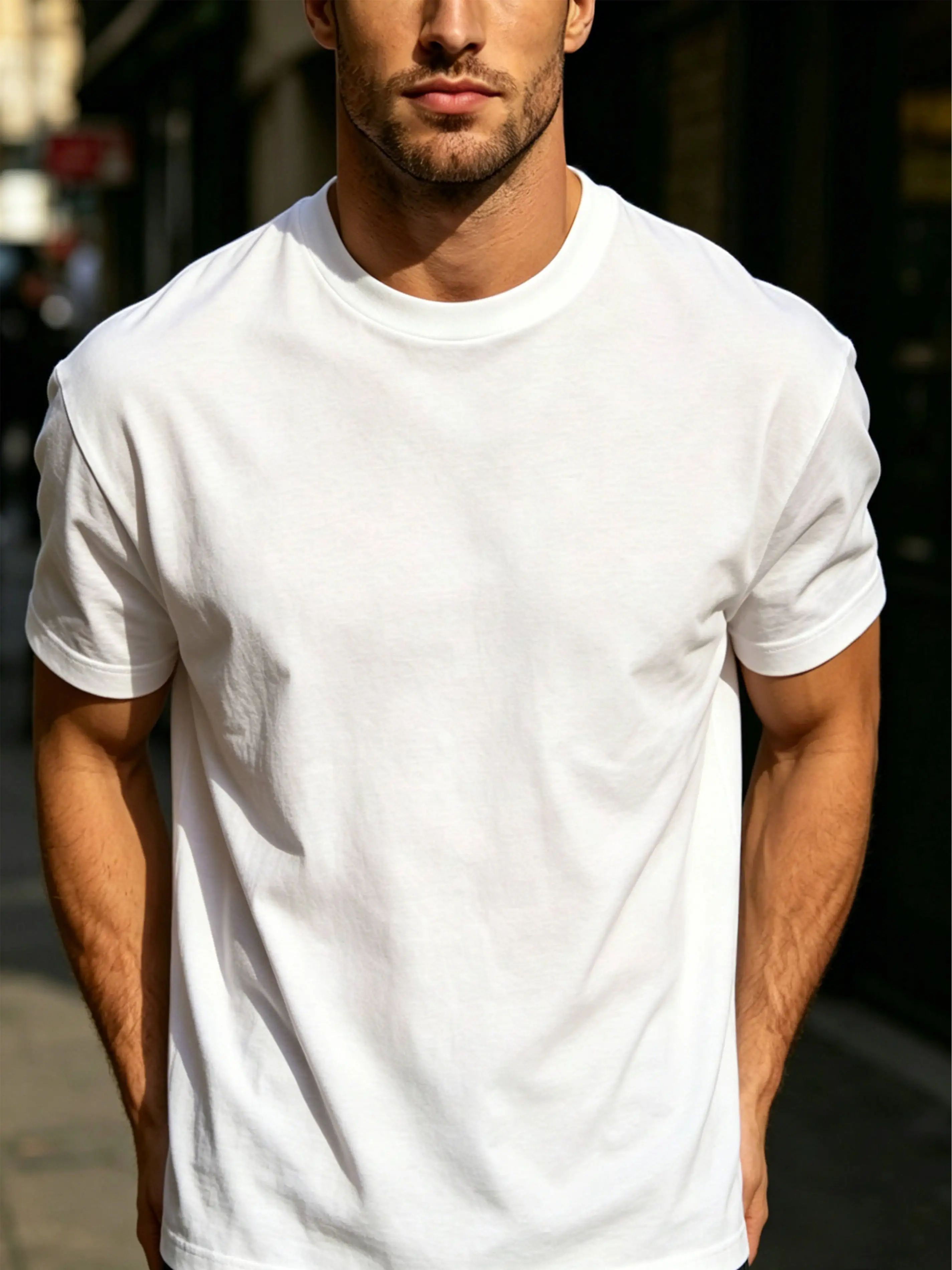 Men's New Printed T-Shirt Trendy Handwritten-Style 