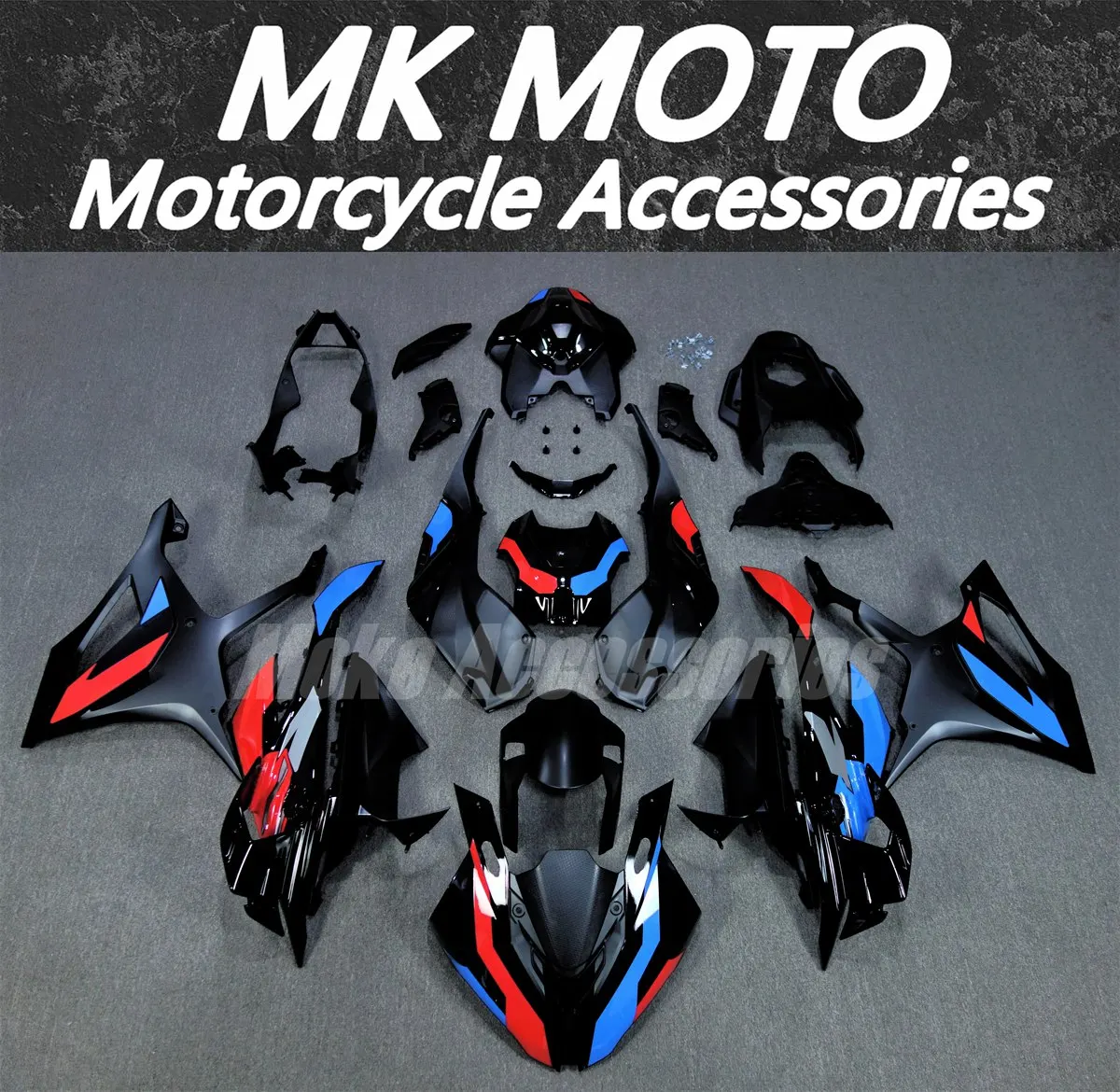 

Moke moto Fairings Kit Fit For S1000rr 2023 2024 Bodywork Set 23-24 High Quality Injection Blue Black