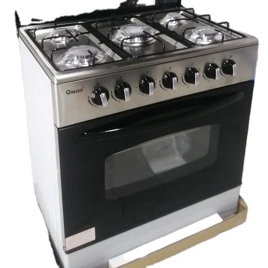 

Встроенная газовая плита с 5 конфорками и вертикальной печью для барбекю для двигателя 220 В ЕС и Великобритании, гарантия 1 год