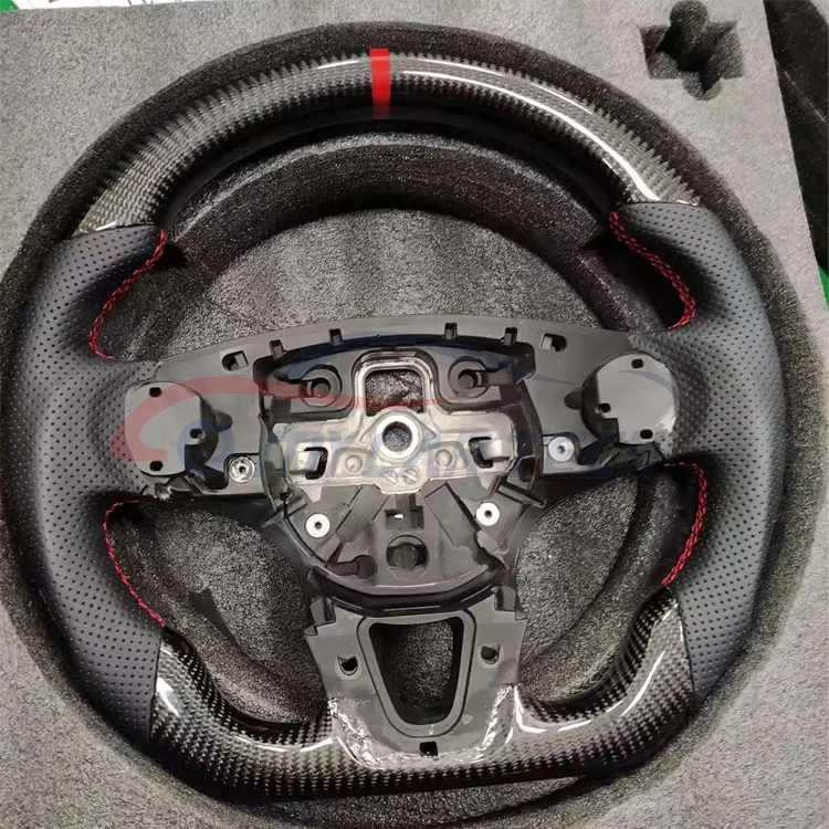 لمرسيدس بنز سمارت فورتو عجلة القيادة من ألياف الكربون LED عرض RPM المقاود #2