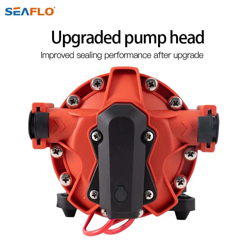 SEAFLO 12V DC Variable Speed Diaphragm Water Pump Smart Self-Priming Fresh Water Pressure Pump for Marine RV Boat