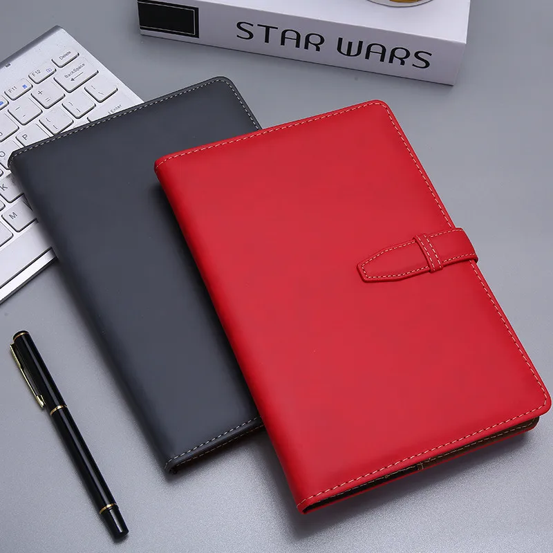 Travel Notebook Journal Notepad With Pen Clip A5/B5 Leather Cover 100 Sheets Paper Archive Stationery Sticker Office Accessories