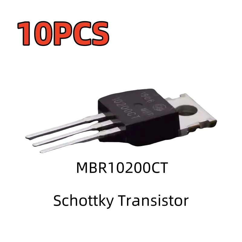 10PCS Iron Head MBR10200CT 10A200V Direct Insertion TO-220 Schottky Transistor B10200G