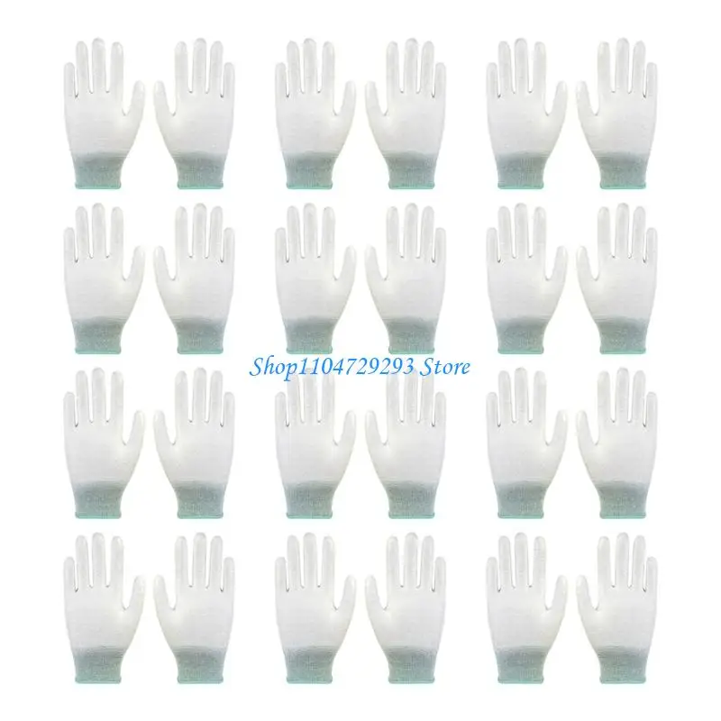 

Y2GD 12 Pair Antistatic Gloves Carbon Fiber Construction for Multiple Applications Including DIY Gardening and Home Projects