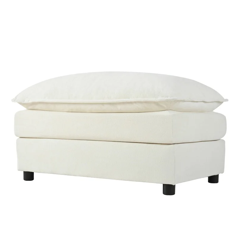Beige SME 001 Ottoman Accessory for Furniture