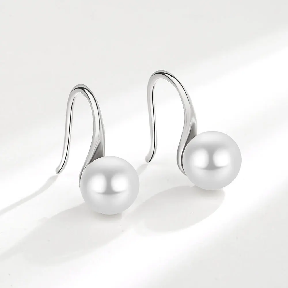 Fashion Freshwater Pearl Earrings For Women Gold Plated Stainless Steel Pearl Earring 2023 Trend Wedding Aesthetic Jewelry Gift image 2