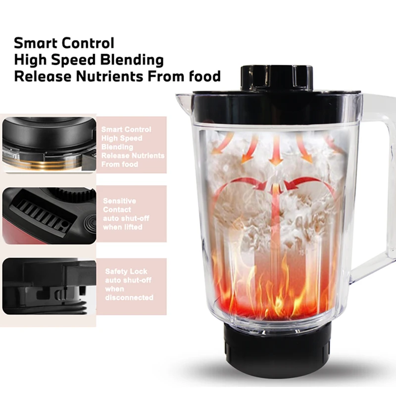 1000W Professional Shakes Smoothie Blender 1.5L Juicer for Crushing Ice And Fruit Vegetables Puree