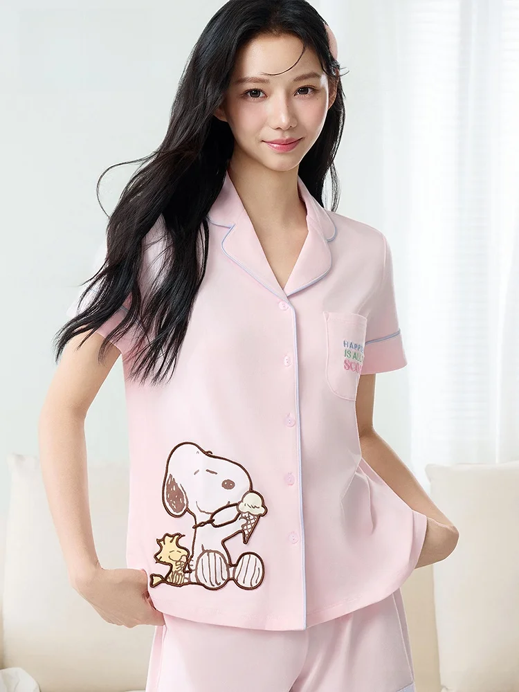 collaboratif-leger-ort-sve-dessin-anime-broderie-spwear-ensemble-pour-femmes-ete-maison-vetements-ort-pantalon