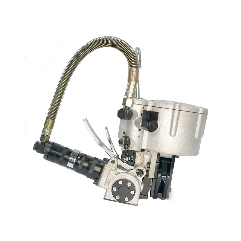 TGS Handheld Pneumatic Steel Strap Wrapping Machine Tension Tool for Sealing Cutting Pallet Packing Case Enclosed for Paper