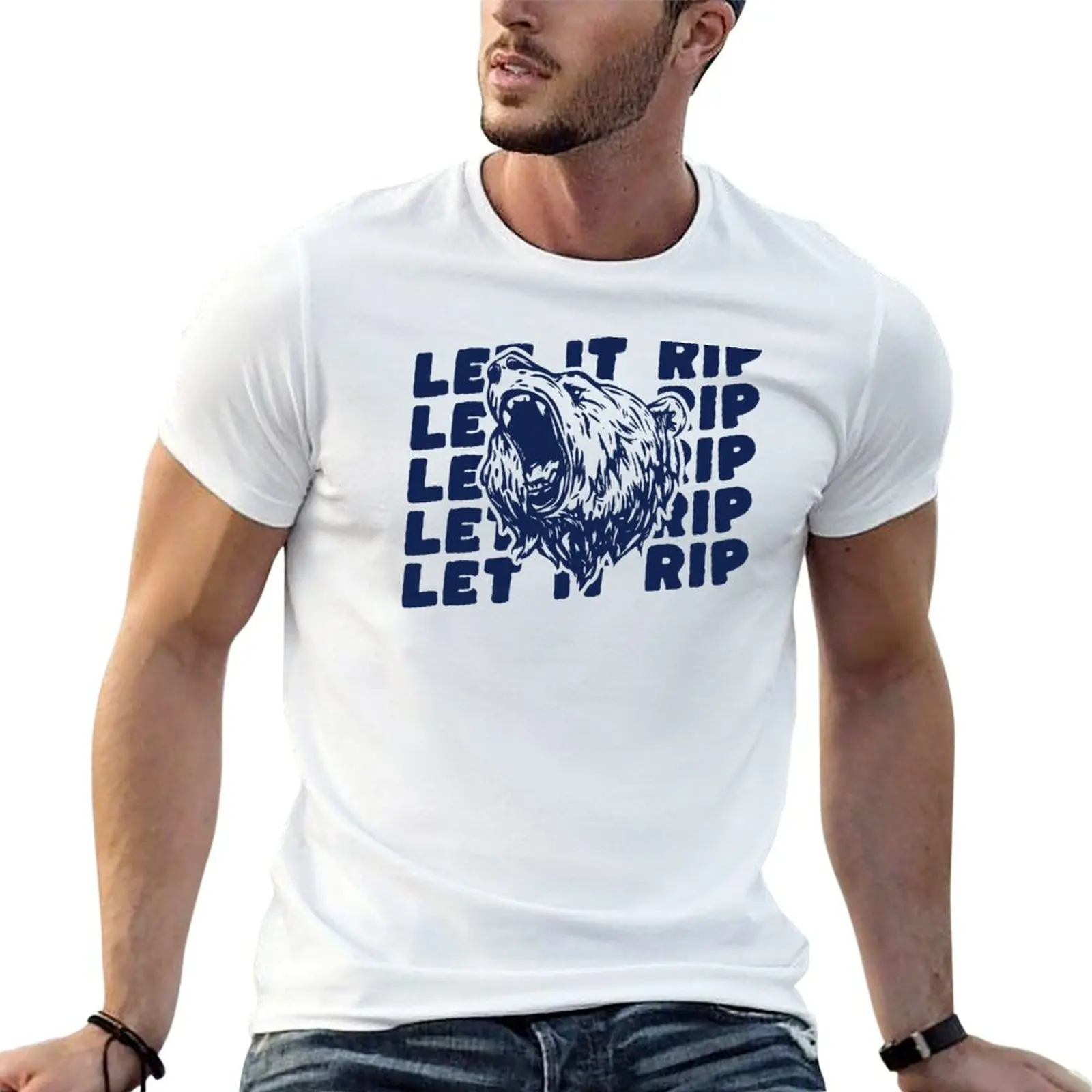 

The Bear- Let It Rip trending tv show design T-Shirt man t shirt summer t shirt man cotton T-Shirt