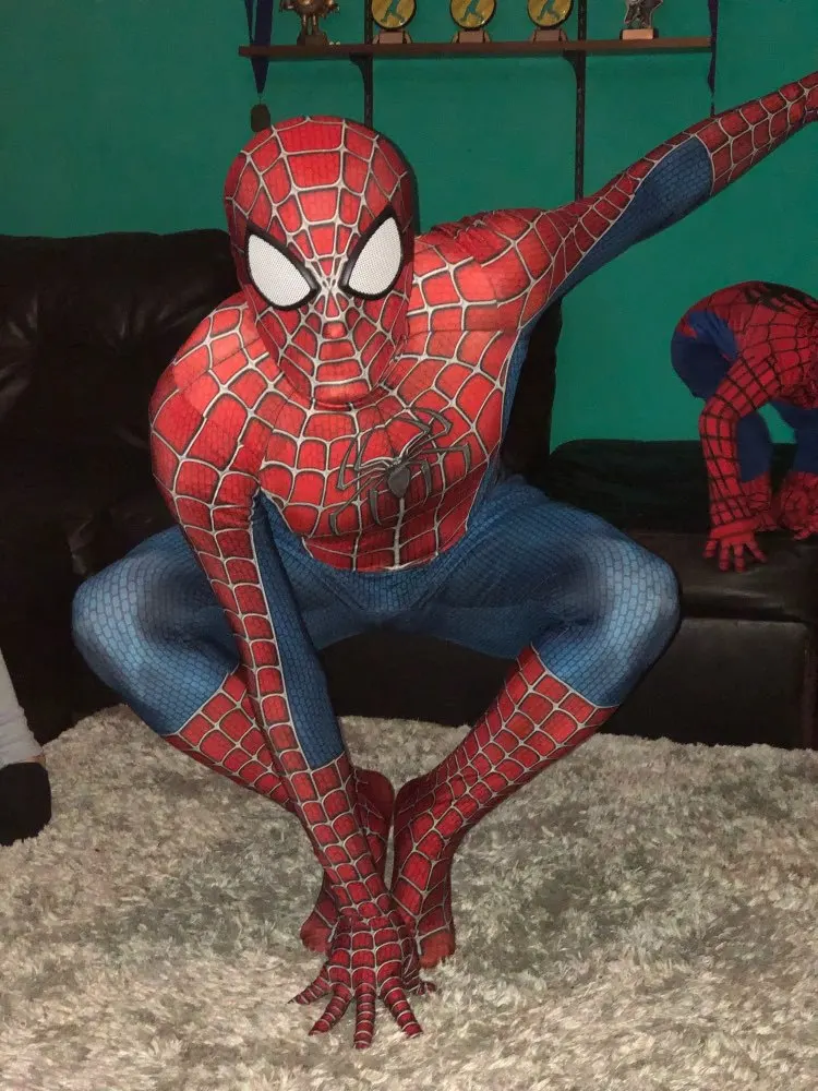 大人のスパイダーマンコスプレ衣装,スーパーヒーローコスチューム