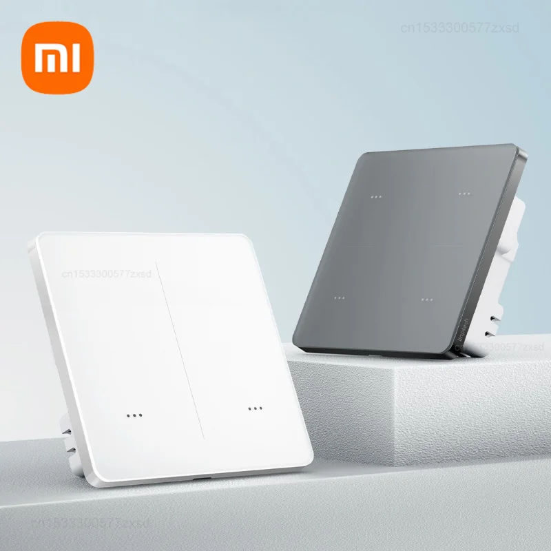 

Xiaomi Linptech Smart Wall Switch Ultra Thin AG Glass Touch Sensor Work with Mijia APP Intelligent Linkage Household Appliances