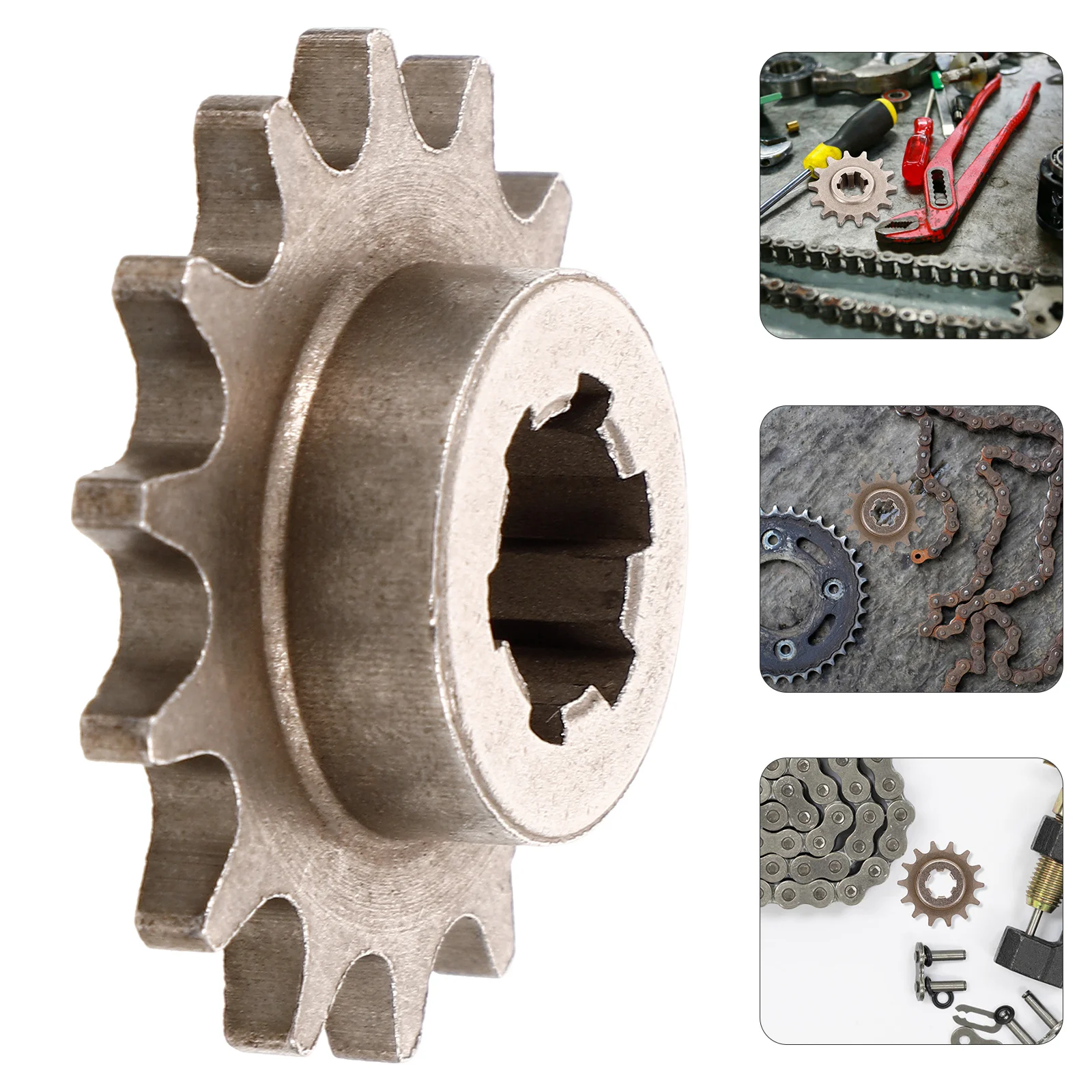 

Front Chain Sprocket Steel Material Precision Processing High Strength Easy Installation 12mm Sprocket Suitable Wide Range